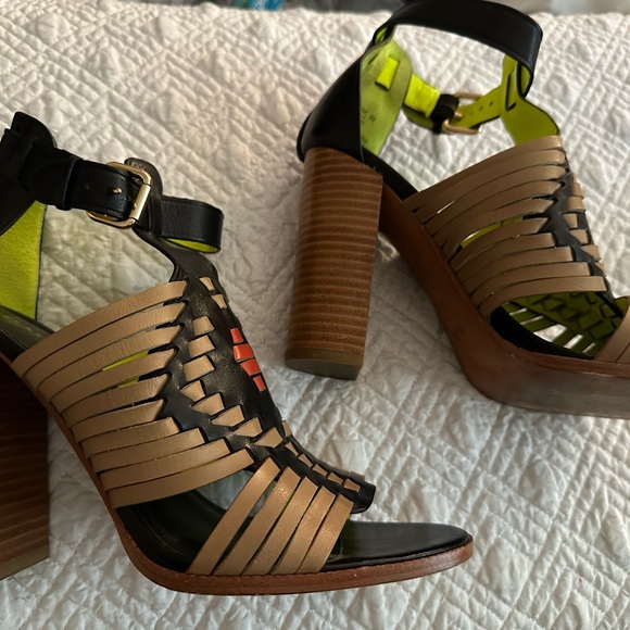 COACH Lorrie Mat Calf Sandal - Picture 3 of 4